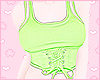 Green Corset Top