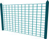Square Wire Fence Teal