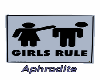 Poster "Girls rule"