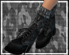 Army black shoes-M-