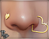  Dual Hearts Nose Rings