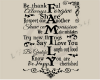 Family Rules sign 2