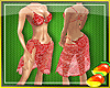 bikini sarong Val red