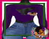 QTE Purple Sheer Shirt
