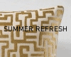 [SR] GOLD MAZE PILLOW