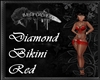 Diamond Bikini Red