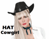 Hat Cowgirl Black+Action