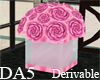 (A) Pink Rose Vase