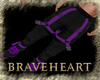 (DBH) black/purple pants