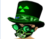Rave Mask and hat green