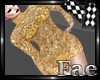 Gold Snake Skin Dress