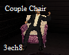 White Pink Couples Chair