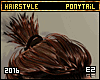 Ponytail ✓ Brown Hair
