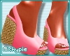 Wedge Sandals/Pink