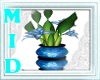 ~MK~Blue Neon Plant