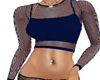 Royal Blue Fishnet