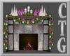 TROPICAL XMAS FIREPLACE