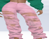 Pink Rip Jeans