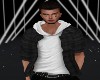 Shirt With Hoodie Black