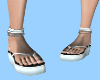 White Toki-Toki Sandals