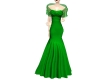 Green Shawl Gown