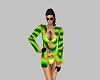 Toxic Green Rave Top