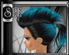 [SLE]Turquoise&Blk hair