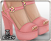 ❥ Pink Sandals.