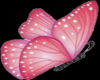 pink butterfly 2 decal