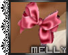 ~M. Pink Bow Earrings