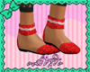 {L}Red Diamond Sandals