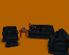 Black Couch Set