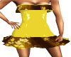Yellow PVC Frill Dress