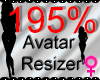 *M* Avatar Scaler 195%