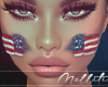 4th Of July Face Flag