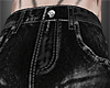𝔁. Denim shorts black