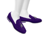 Purple loafers