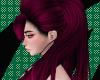Red purple Hair Tail