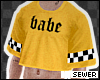 $ babe crop top