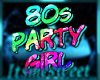 80s Girl Sticker