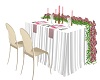 Sweetheart Table w/ Menu