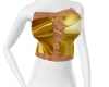 Gold 2 layer corset
