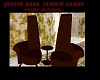 QUEENS DRK TANDEM CHAIRS