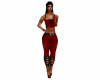 Red Jeans Set w/Rose-XP