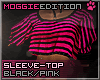 ME|SleeveTop|pink/black