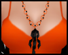 Orange/Black Necklace