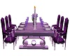 Purple Dinning Table
