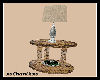 Wicker end table