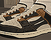 Black Brown Bone Shoes