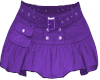 Linda Purple RLL Skirt